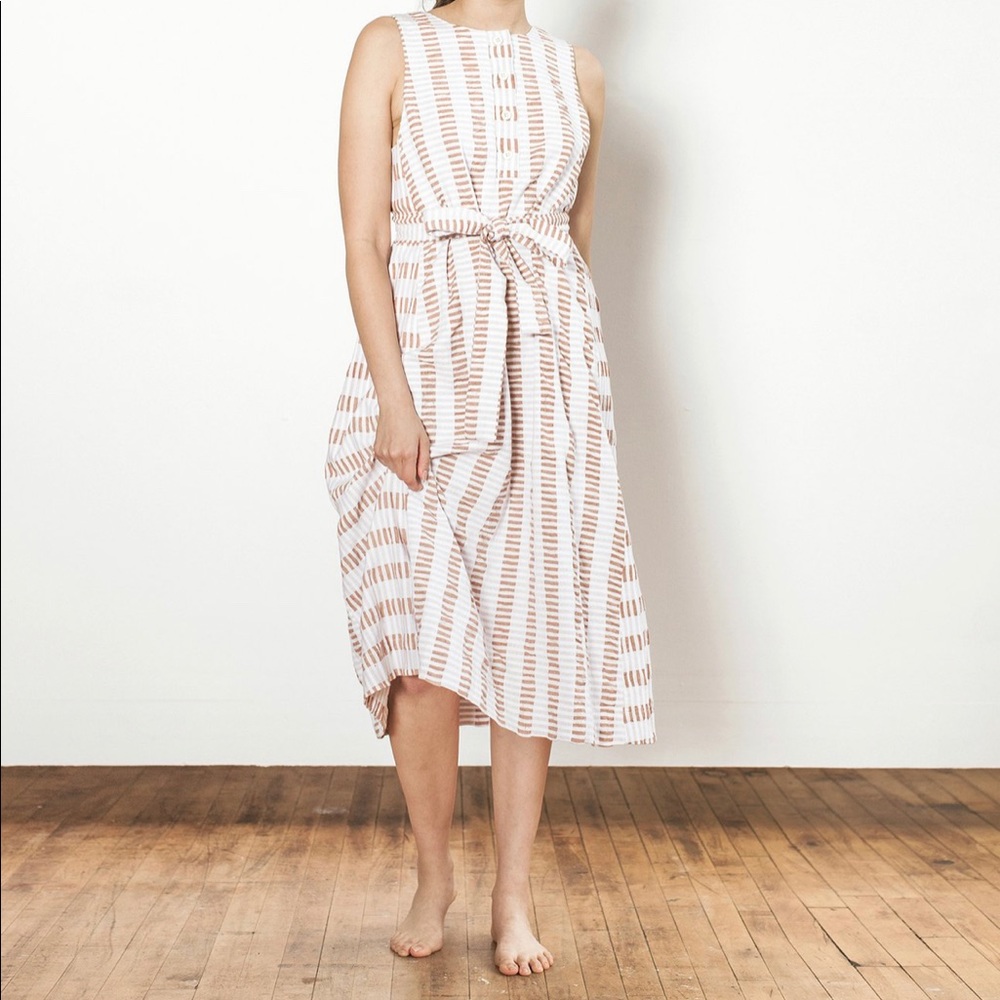 Ace & Jig Penny Dress in Chalk
